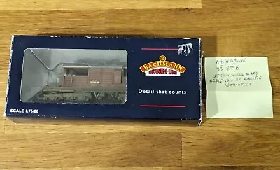 Bachmann 33-825b 25 Tonne Queen Mary Brake Van BR Bauxite Weathered. Boxed. • £17