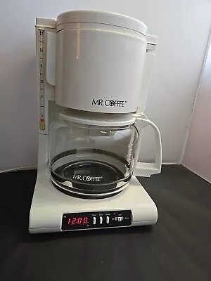 Vintage Mr. Coffee SR-10 12-Cup Automatic Brewing System White Coffee Maker • $19.99