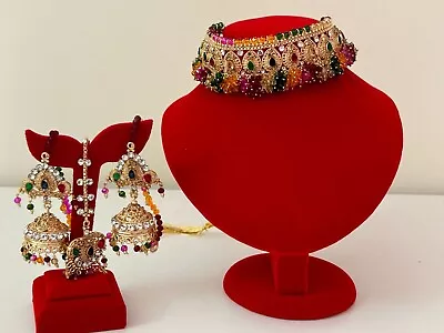 Newest Bollywood Indian Pakistani Bridal Jewelry  Complete Set • $30