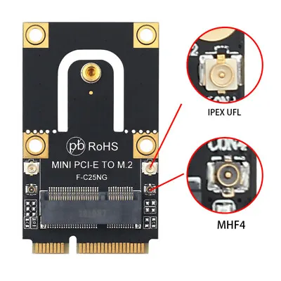 M.2 2230 Key A A+E To Mini PCIE WiFi Bluetooth Adapter For Intel AX200 AX210Card • $4.99