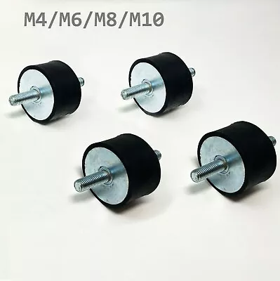 4pcs Anti Vibration Rubber Shock Mounts Isolator Absorber  M4 - M6 - M8 - M10 • $11.32