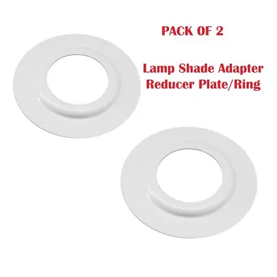 Lamp Shade Metal Ring Adaptor Converter Reducer Pack Of 2 • £3.10