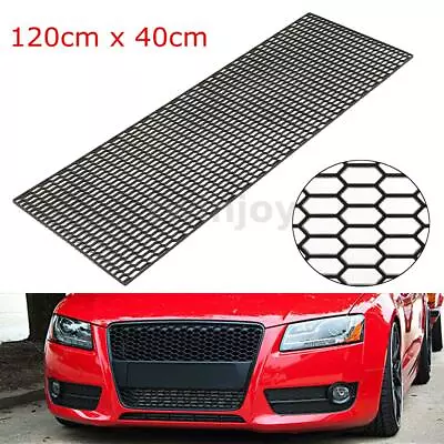 $38.99 • Buy 47''x16'' Honeycomb Front Grill Hood Vent Mesh Grille Net For Audi A3 A4 S3 S4