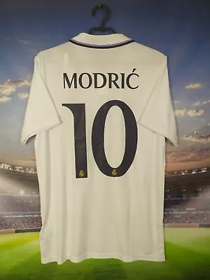 Modric Real Madrid Home Football Shirt 2022 - 2023 Jersey Adidas Mens Size M • $76.49