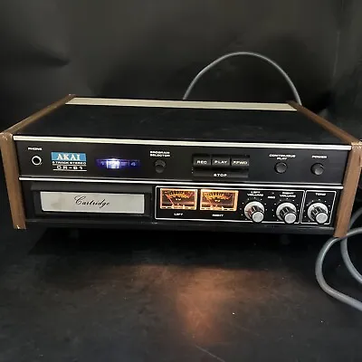 Vintage Akai CR-81 8 Track Stereo Cartridge Recorder Tapecorder Player Work READ • $213.20
