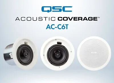 QSC AC-C6T Ceiling Speaker (white) • £50