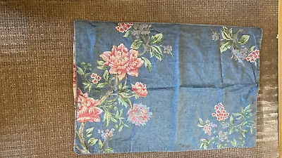 Laura Ashley Tapestry Floral Dusky Seaspray ONE Pillowcase. Great Condition. • £2.99