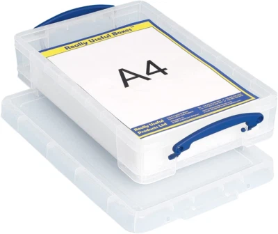£15.98 • Buy 4 Litre Office Storage Box A4 Paper Polypropylene Clear Really Useful Box