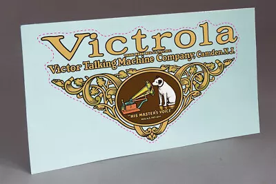 Precut Big Decal Victrola Phonograph Water Slide Decal For Cabinet Restoration • $25