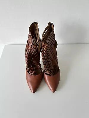 Nine West Tan Heels Size 9  • $30