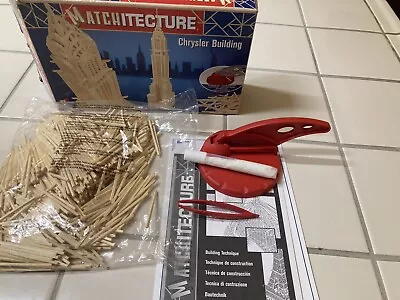 Matchitecture Wooden Model Making Chrysler Building Kit Wood Set Construction • $18