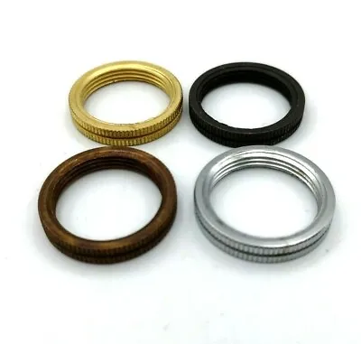 B15 Metal Shade Rings 23mm Width External 17mm Width Internal 4 Colours 5 Pack • £6.99