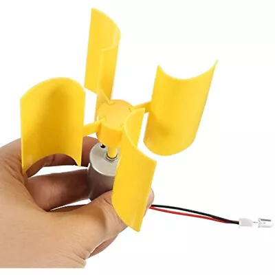 1 PCS Small DC Motor Vertical Micro Wind Turbines Blades Generator Project Kit • $11.99