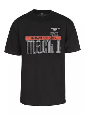 Men's Mustang Mach 1 Short-Sleeve Black T-Shirt • $14.48
