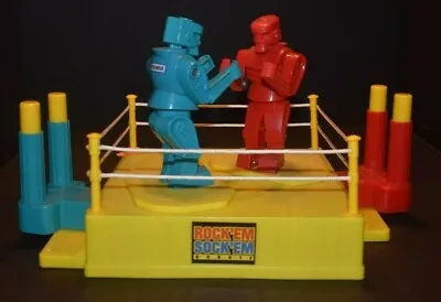 Rockem Sockem Robots Rock Marx Sock Classic Boxing Match Game Preowned • $15.99
