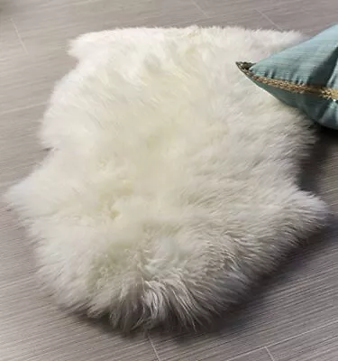 Genuine New Zealand Fluffy Sheepskin Rug For Bedroom Living Room Natural La... • $77.86