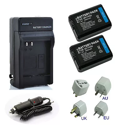 $9.47 • Buy NP-FW50 FW50 Battery Charger For Sony Alpha A3000 A3500 A6000 A6300 A6400 A6500