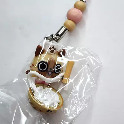 Monster Hunter 1  Airou Palico Felyne Tan Kagawa Sanuki Udon Figure Charm Beads • $18