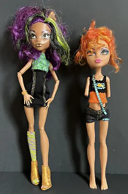 Monster High Howleen Wolf And Clawdeen Wolf Sister 2 Pack Dolls As Is • $39.99