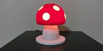 Mario Mushroom Lamp Switch On Cord Table Top • $24.99