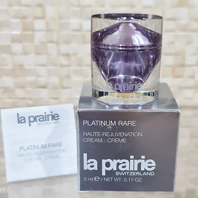 La Prairie Platinum Rare Haute Rejuvenation Cream 5 ML /0.17 Fl Oz NIB • $76.65