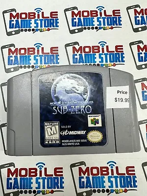 Mortal Kombat Mythologies: Sub-Zero (Nintendo 64 1997)Pre-owned • $19.99