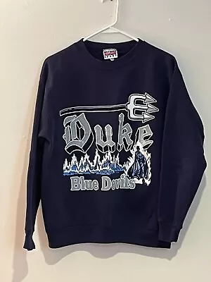 Duke Blue Devils Vintage Sweatshirt Men’s Sz Medium Brittania Sport USA Made • $79.99