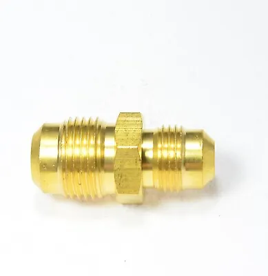 $7.95 • Buy Gas Flare Male Union Reducer 1/2 To 3/8 Sae 45 Brass Fitting Propane Lng 42R-86