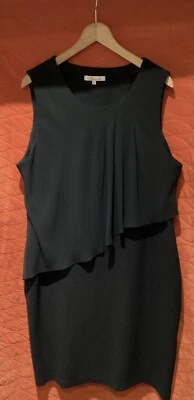 £10 • Buy Peacock Dress 18 Black With Overly 
