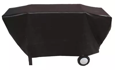 FreePost; BQC011  65x162cm; Economy Flat Topped 3-4 Burner BBQ Cover; Black • $39.82