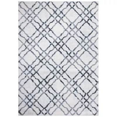 SAFAVIEH Martha Stewart Isabella MSR0957B Ivory/Grey Rug • $116.99