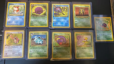 $9.99 • Buy 9 1st Edition Pokemon Cards Vintage Collection Lot!
