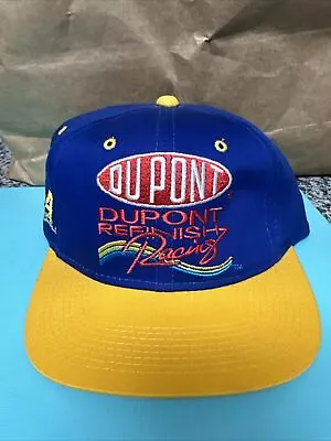 Vintage DUPONT Jeff Gordon NASCAR SnapBack Hat • $10