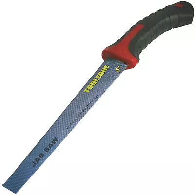 Jab Saw/ Soft Grip Plasterboard Jab Saw 150mm Dry Wall Padsaw Wall Saws • £6.79