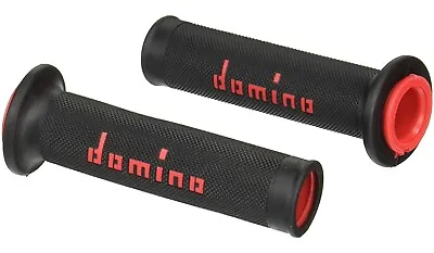 Domino MotoGP Black/Red Twist Throttle Handlebar Grips (A01041C4240) • $28.69