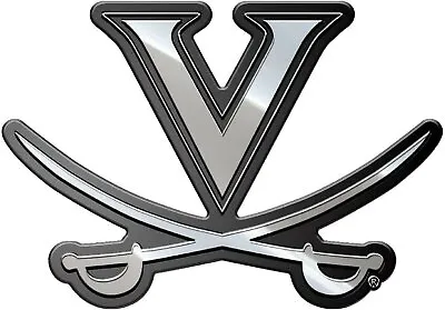 University Of Virginia Cavaliers Premium Solid Metal Raised Auto Emblem... • $11.79