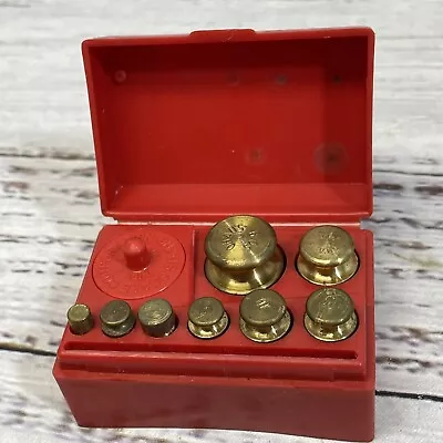 Vintage Ohaus Scale Fractional Weights Set #5502 Used • $24.95