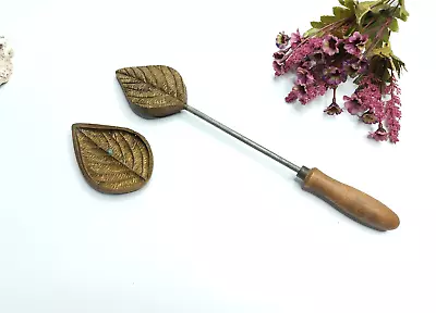 Millinery Flower Making Tool Vintage Petal Mould Leather Silk Make Mold No 69 • $124.74