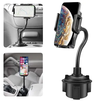 New Universal Car Mount Adjustable Gooseneck Cup Holder Cradle For Cell Phone US • $6.90