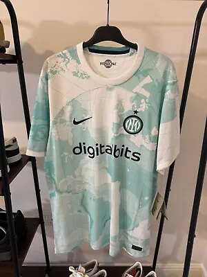 Inter Milan Football Shirt Nike Away Kit 2022/23 BNWT Men's XL Original • £94.99
