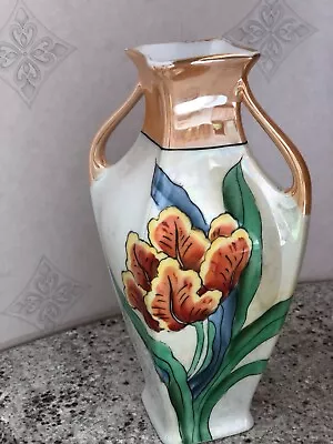 Lovely Vintage Deco  Luster Noritake Floral Vase • $22