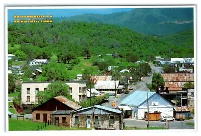 COULTERVILLE California CA ~ BIRDSEYE Mariposa County C1970s-80s~4 X6  Postcard • $5.93