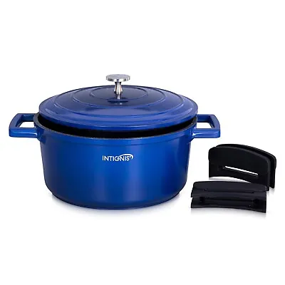 £44.99 • Buy Casserole With Lid Thicker Than Cast Iron Induction Non Stick 24cm Lighter Blue