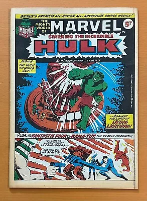 Mighty World Of Marvel #41 RARE MARVEL UK 1973. Stan Lee. FN+ Bronze Age Comic • $24.05