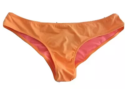 Victoria's Secret VS Bikini Bottom Women's Size Large Orange Cheeky  • $13.78