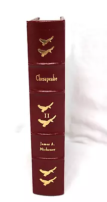 James A. Michener CHESAPEAKE Volume 2 Easton Press~Leather Bound ~Gilded • $49.99