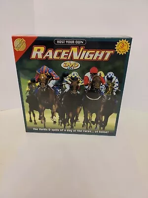 Host Your Own Race Night (Horse Race) DVD Game (3rd Edition) Brand New & Wrapped • £16.99