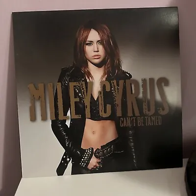 Miley Cyrus - Can't Be Tamed Black And Gold Dipped Vinyl New Unplayed LP • $44.34