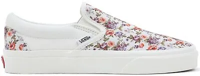 Vans Shoes Classic Slip-On Vintage Floral Marshmallow • £37.99