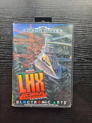 £6.99 • Buy Sega Mega Drive LHX Attack Chopper Game- Box & Cartridge Megadrive Helicopter